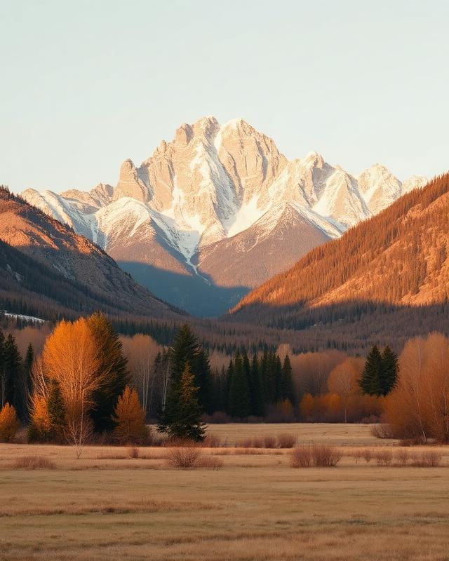 The Teton range above Victor, Idaho